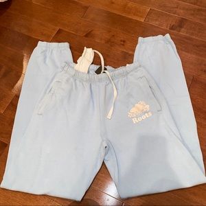 Baby blue roots pants